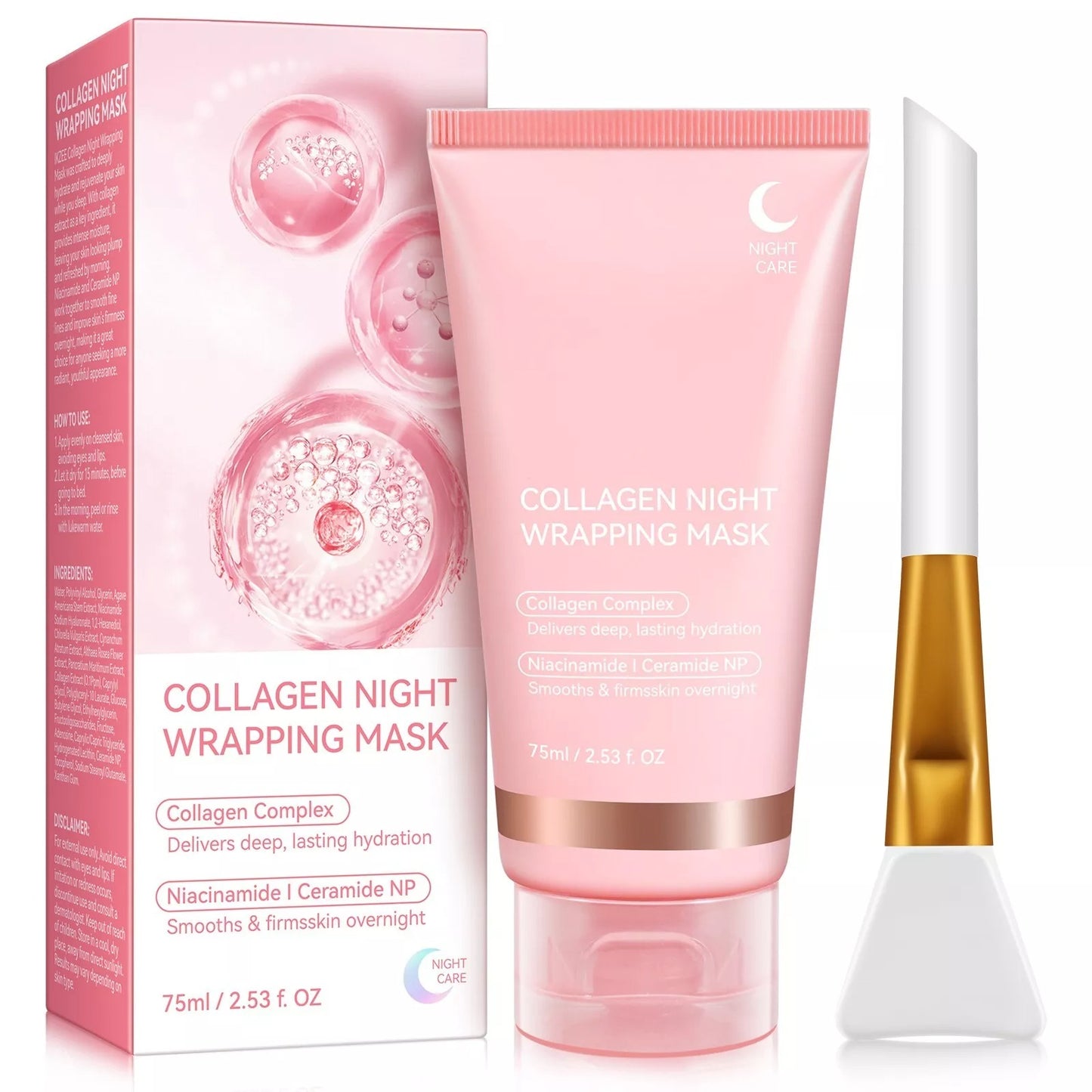 Collagen Night Packaging Facial Mask