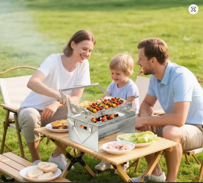 360° FlipFire Portable Charcoal Grill